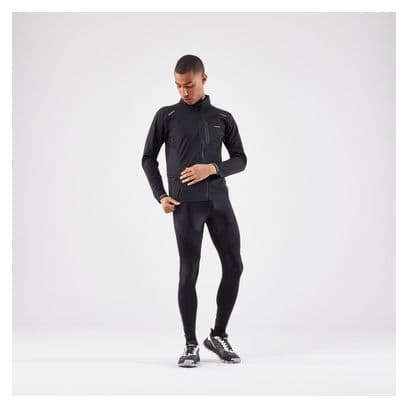 Veste à capuche Kiprun Run 900 Warm Regul Noir