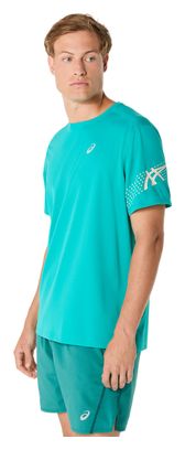 Asics Icon Jersey met korte mouwen Blauw Heren