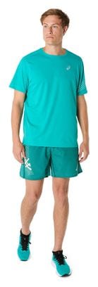 Asics Icon Jersey met korte mouwen Blauw Heren