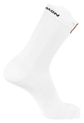 Salomon S/Lab Glide Crew Socken Weiß/Rot