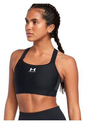 Sport-BH Under Armour HeatGear Armour High Schwarz Damen