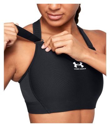 Sport-BH Under Armour HeatGear Armour High Schwarz Damen