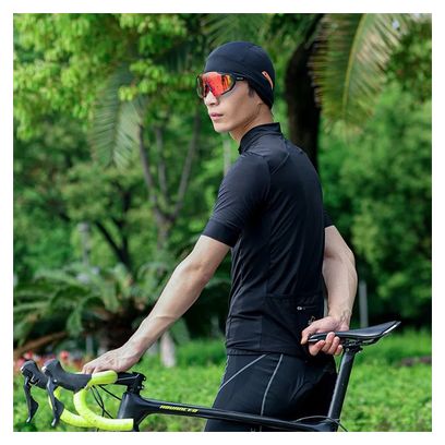 Bonnet d'été Soie Glacée Sport Noir