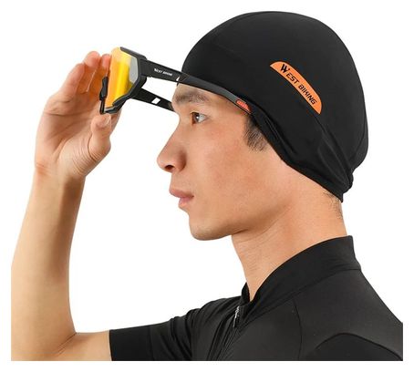 Bonnet d'été Soie Glacée Sport Noir