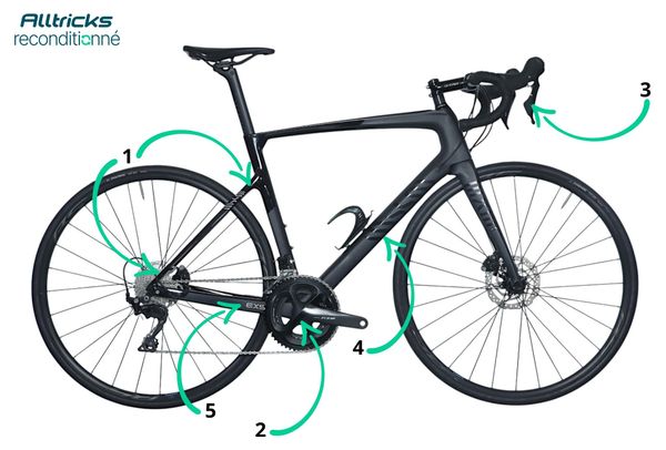 EXS Aerospeed Shimano 105 11V Road Bike Black 2024 - Refurbished