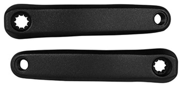 MANIVELLE DROITE + GAUCHE STRONGLIGHT MAGAN3B 170mm NOIR POUR MOTEUR CENTRAL POUR BOSCH NANO ISIS 3ème GENERATION (DEPORT 10mm)