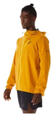 Asics FujiTrail Waterproof Jacket Orange