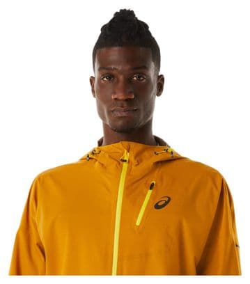 Asics FujiTrail Waterproof Jacket Orange