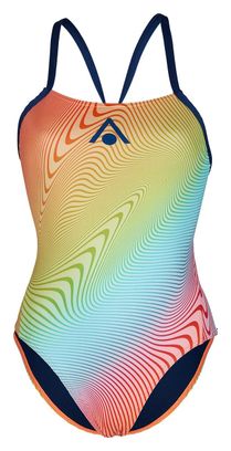 Aquasphere Essential Tie Back Swimsuit Multi Colours Orange