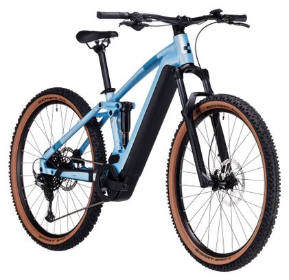 Cube Stereo Hybrid 120 Pro 625 Electric Full Suspension MTB Shimano Deore 12S 625 Wh 29'' Sage Metallic Blue 2023