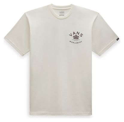T-shirt short sleeve Vans Checkerboard Society Marshmallow