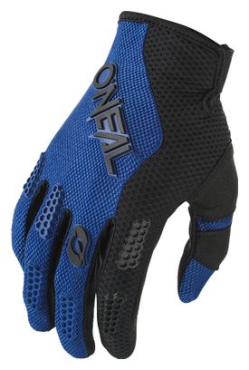 Gants Longs O'Neal Element Racewear Noir/Bleu