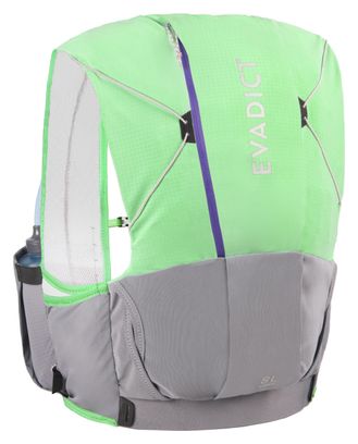 Women's trail vest Evadict 8L Grey/White/Green