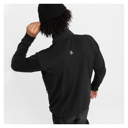 Pull polaire randonnée homme Platte Noir