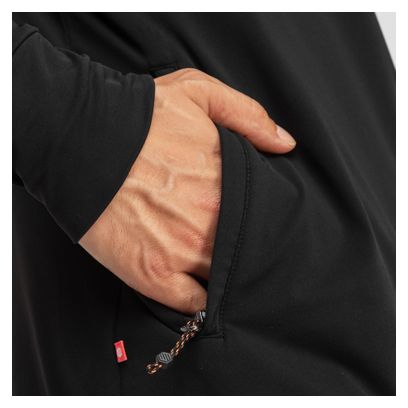 Pull polaire randonnée homme Platte Noir