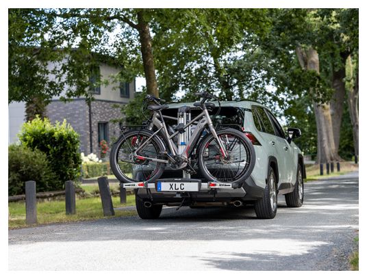 Fahrradträger auf Kugelkopfkupplung XLC VC-C07 Almada Work-E Xtra Led Faltbar 2 Fahrräder