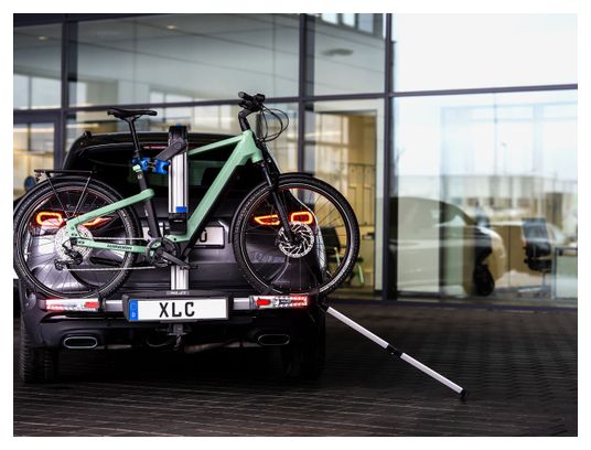Fahrradträger auf Kugelkopfkupplung XLC VC-C07 Almada Work-E Xtra Led Faltbar 2 Fahrräder