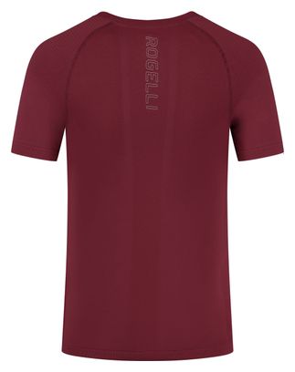 Maillot Manches Courtes Rogelli Essential Rouge Homme