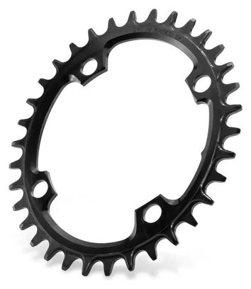 Garbaruk rond plateau met 4 gaten, 104 mm BCD, zwart
