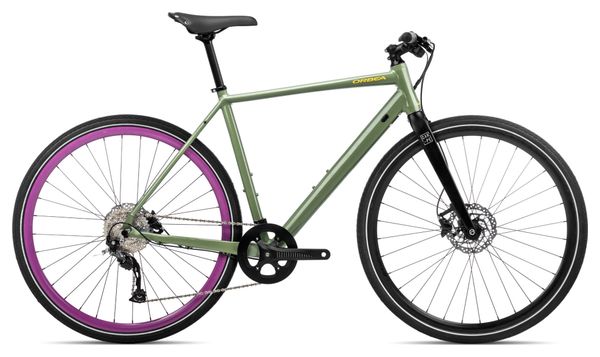 Bicicleta Fitness Orbea Carpe 20 Shimano Altus 9S 700 mm Verde Urbano Negro 2023