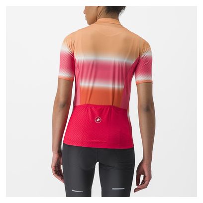 Castelli Dolce Damen Kurzarmtrikot Orange/Pink