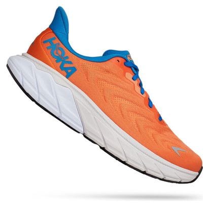 Hoka Arahi 6 Orange Blue Running Shoes