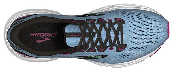 Brooks Ghost 15 Running Shoes Blue Pink Women's