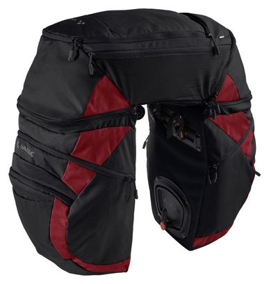 Borsa portapacchi tripla Vaude Karakorum Pro Nero / Carminio