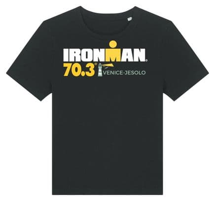 Ironman 70.3 Venice-Jesolo Kurzarm T-Shirt Schwarz Women