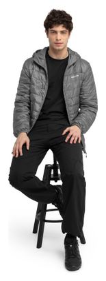 Veste randonnée isolante ultralégère femme Homme Terrain Gris