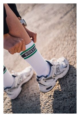 Çois Rideday Retro Crew Unisex Socks Black/Green