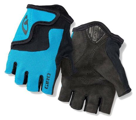 Giro Bravo Kids Korte Handschoenen Blauw / Zwart