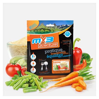 Freeze-dried Meal MX3 Rice with Vegetarian Vegetables 150 g