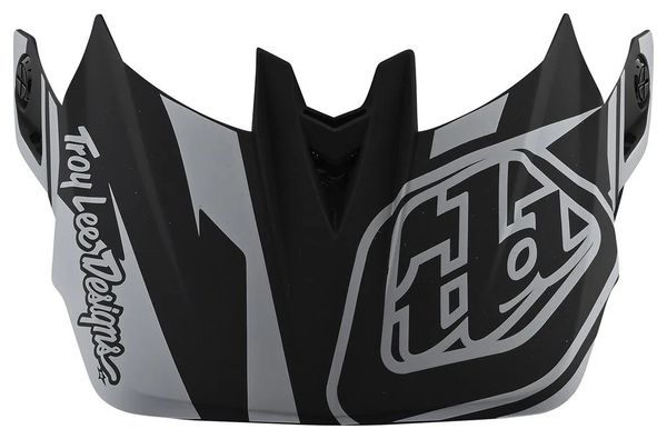 TROY LEE DESIGNS D4 VISOR SLASH BLACK SILVER