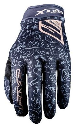 Five XR-Lite Kids Gloves Black / Gold