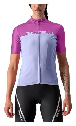 Castelli Velocissima Women's Short Sleeve Jersey Pink/Purple