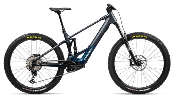 VTT Électrique Tout-Suspendu Orbea Wild H20 Shimano Deore/XT 12V 750 Wh 29'' Gris Basalt Bleu Dark Teal 2023