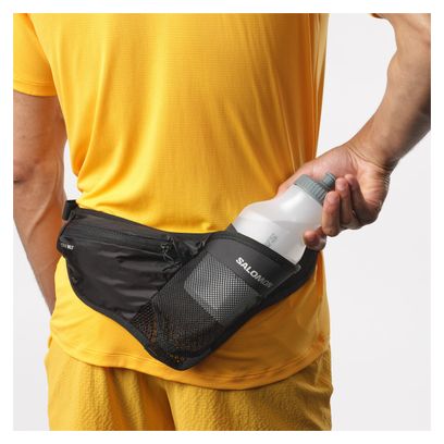 Salomon Active Belt 3D Hydration Belt - Black + Water Bottle 