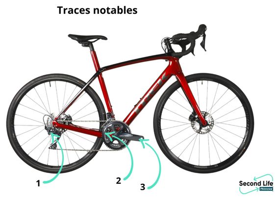 Produit Reconditionné - Vélo de Route Trek Domane SL 6 Shimano Ultegra 11V 2022 Rouge Crimson / Noir