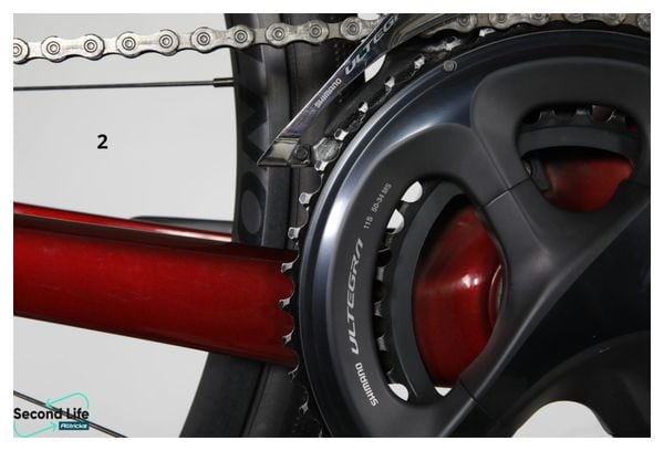 Produit Reconditionné - Vélo de Route Trek Domane SL 6 Shimano Ultegra 11V 2022 Rouge Crimson / Noir