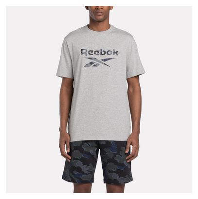 T-shirt Reebok Identity Motion Grigio