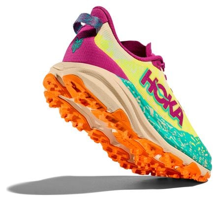 Hoka Speedgoat 6 Youth Kinder Trailrunning-Schuhe in Pink/Multicolor