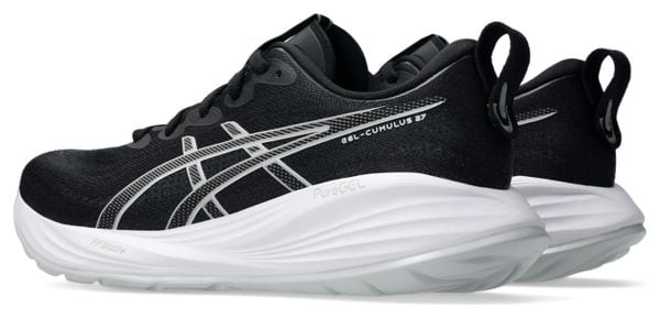 Chaussures Running Asics Gel-Cumulus 27 Noir/Blanc Femme