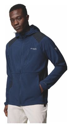 Columbia Triple Canyon Hooded Softshell Jas Blauw voor Heren