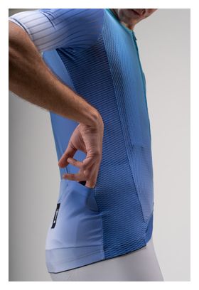 Maglia a maniche corte LeBram Race Ultralight verde e blu
