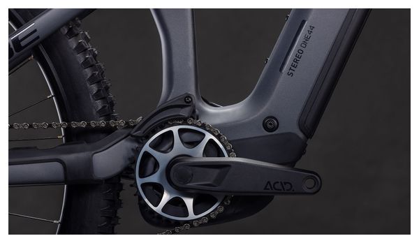 Cube Stereo Hybrid One44 HPC SLX 800 Electric Full Suspension MTB Shimano Deore XT 12S 800 Wh 29'' Slab Grey 2026