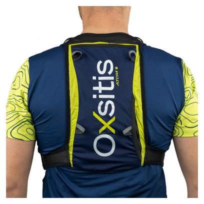 Bolsa de hidratación Oxsitis Atom 6 Ultra Azul Amarillo