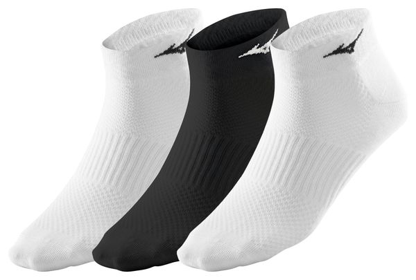 MIZUNO Pairs of Socks (3 piezas) ENTRENAMIENTO Blanco Negro