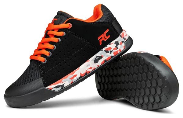 Kinder MTB-Schuhe Ride Concepts x TGR Livewire Schwarz/Orange
