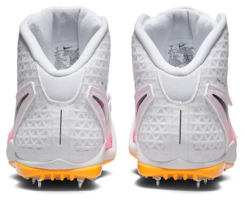 Nike Zoom Javelin Elite 3 White Pink Orange Unisex Track &amp; Field Shoe
